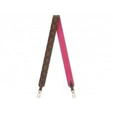 Bolso bandolera de lona con monograma de Louis Vuitton, monograma rosa intenso