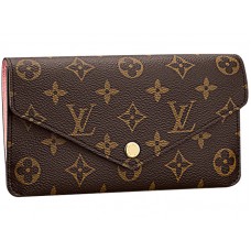 Cartera Jeanne de lona con monograma de Louis Vuitton, color rosa, m62203