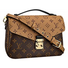 Pochette de lona con monograma de Louis Vuitton Lona inversa con monograma de Metis