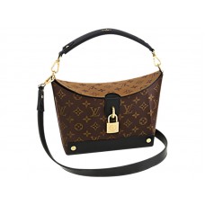 Caja bento de lona con monograma de Louis Vuitton