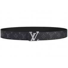 Bolso Louis Vuitton Monogram Eclipse de lona con iniciales, 40 mm, reversible, m9045