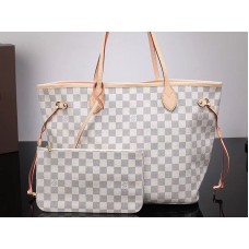 Louis Vuitton Damier Azur Lienzo Neverfull Gm n41360