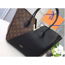 Kimono negro de lona con monograma de Louis Vuitton m40460