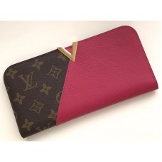 Cartera tipo kimono de lona con monograma de Louis Vuitton, color cereza, m56174