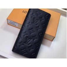 Cartera Louis Vuitton Monogram Shadow de piel Brazza m62900