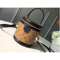 Estuche de belleza Cannes de lona con monograma inverso de Louis Vuitton