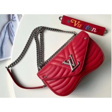 Bolso de cadena de piel Louis Vuitton New Wave Mm m51943