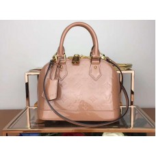 Louis Vuitton Monogram Vernis Alma Bb Terciopelo Rosa m91607