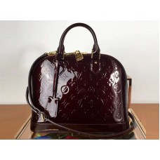 Louis Vuitton Monogram Vernis Alma Pm Borgoña m91611