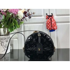 Estuche para sombrero suave Louis Vuitton Monogram Vernis negro m53999