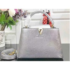 Louis Vuitton Capucines Bb Taurillon Cuero Argent m90472