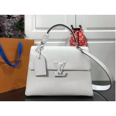 Louis Vuitton Epi Cuero Grenelle MM Blanco m53690
