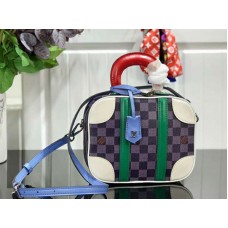 Louis Vuitton Damier Mini equipaje gris m44582
