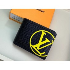 Cartera Louis Vuitton Epi de piel negra y amarilla m67907